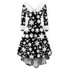 Christmas Party Printed Dresses For Women Vintage Christmas Midi Dress Casual Dresses Cocktail Dress Party Festive Dresses