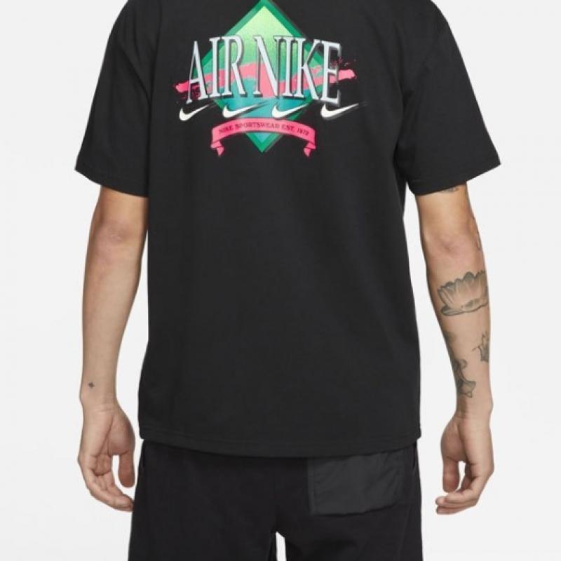 Nike ShorT Sleeve French Terry T shirT Dd1377 010 S2105