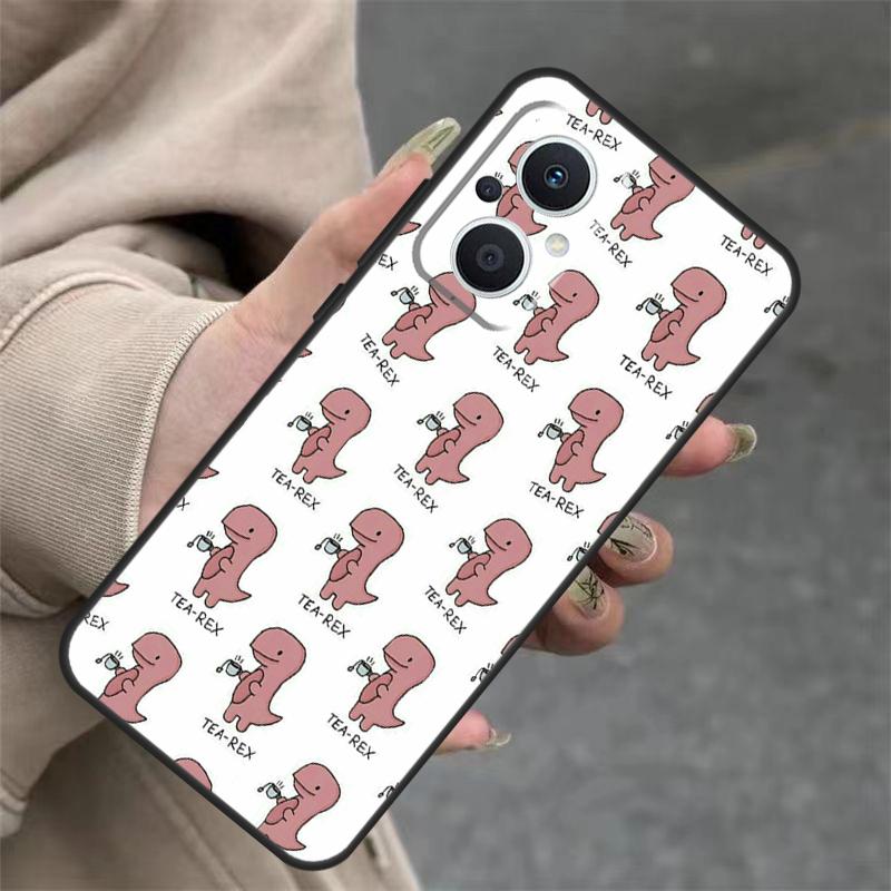 Dinosaur Collage Case For OPPO Reno 14F 13F 12F 11F 10 12 13 14 Pro 7 8 Lite OPPO Find X5 X6 X8 X9 Pro Cover