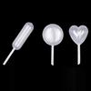 50Pcs Jam Dropper Translucent Easy to Squeeze Plastic Liquid Inject Squeezer for Chocolate