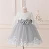 Girls' Satin Patchwork Gradient Princess Dress for Formal Events and Fashion Shows