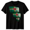 Dominica Flag National Identity Mens T Shirt Caribbean Travel Tee