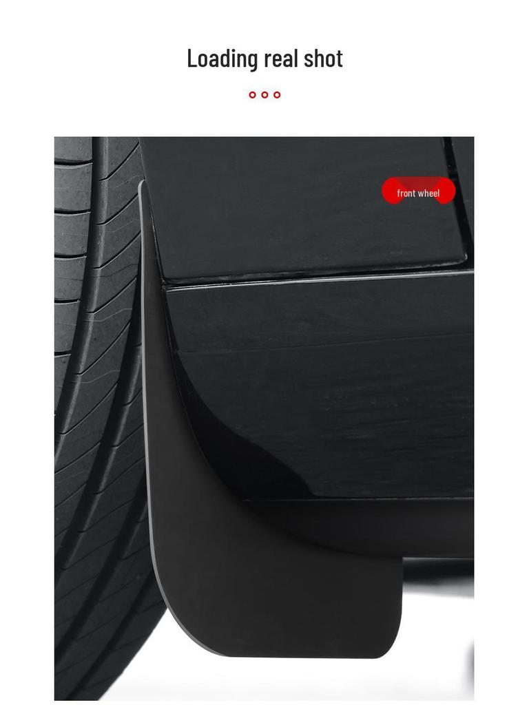 Tesla Model 3 Refresh Mudguards: Front & Rear Tire Protection