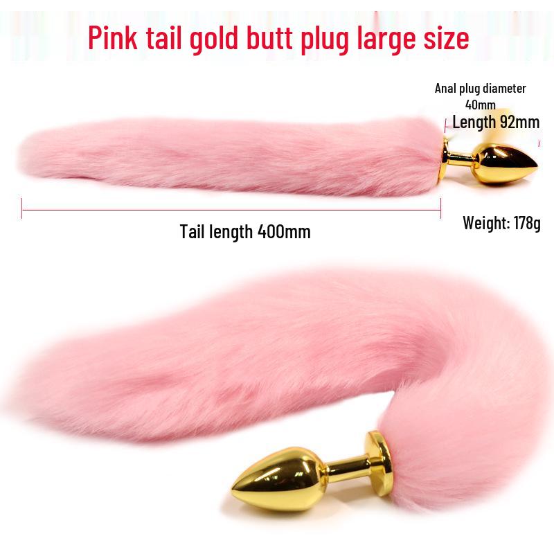 Fox Tail Mini Butt Plug - Adult SM Erotic Toy