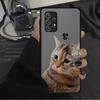Case for Samsung Galaxy A56 A55 A73 A33 A54 A16 A15 A17 A52 A34 A36 A52S A72 A53 A14 A23 A35 Phone Cover Cat
