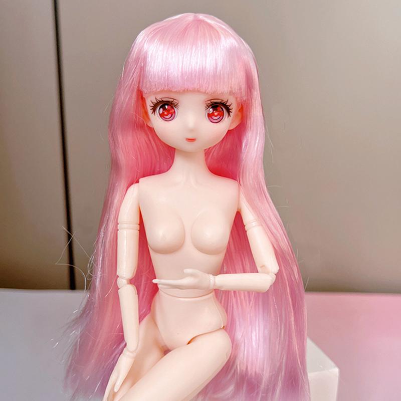 30cm Anime Style Doll Toys 1/6 Bjd 11 Joints Movable Wither Skin Doll Girls Diy Dress Up Toys Gifts