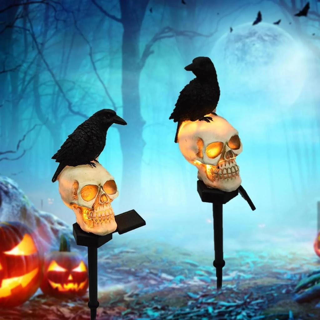 Halloween Outdoor Light Skeleton Ghost Horror Grimace Party Decor for Courtyard Home Holiday Lighting Garden Decoration