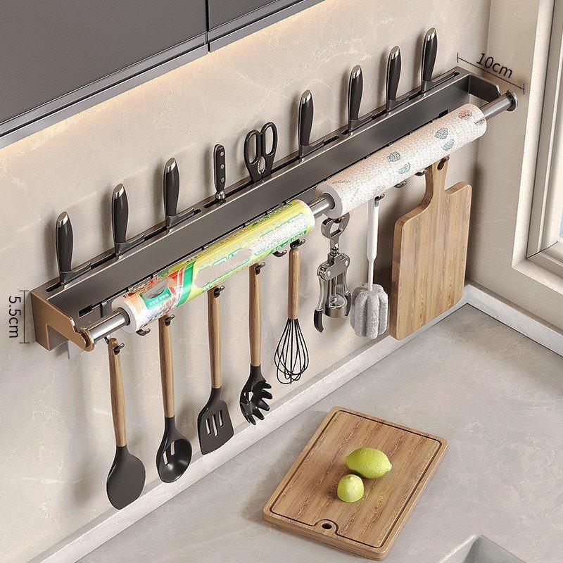 Настенная подставка для кухонных ножей из нержавеющей стали ZISIZ