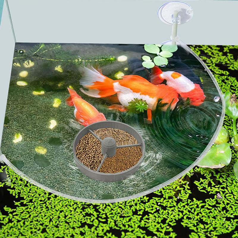 Aquarium Feeding Ring Fish Food Feeding Ring Round Shape Tank Accessories Breeding Tools For Guppy Betta Turtle Freshwater