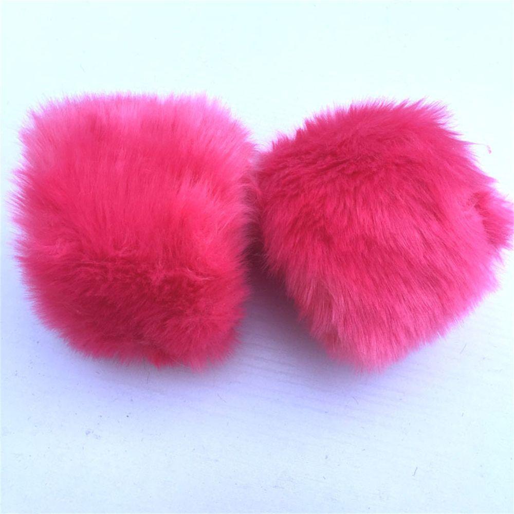 for Wool Coat & Jackets Furry Wrist Cuff Faux Fur Wrist Cuffs Warm Furry Wristbands Arm Warmer
