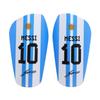 Mini Master Parastinchi Professionali da Calcio - Cristiano Ronaldo No. 7 & Messi No. 10 Protezioni per Polpacci