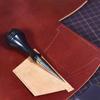 Leather Universal Awl DIY Handmade Leathercraft Reamer Scriber Marker Hand Sewing Tool Stainless Steel Head Wood Handle