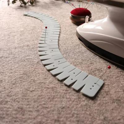 Silicone Hemmer Professional Sewing Tool Hem Ruler Sewing Auxiliary Tool Multiple Colors