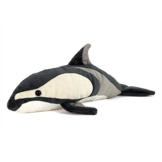 Calorata Pacific Dolphin Plush Toy X X Cm Soft To the Realistic Dolphin Animal Toy Doll Gift Present Birthday Christmas Present White-Spotted (16 11.5