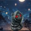 A Mysterious Resin Figurine of A Cat Wearing A Hat for Halloween