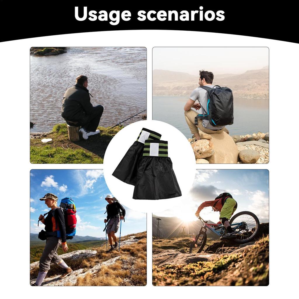 Outdoor Sports Unisex High Running Trail Gaiters Protective Sandproof Shoe Cover for Triathlons Marathon Hiking