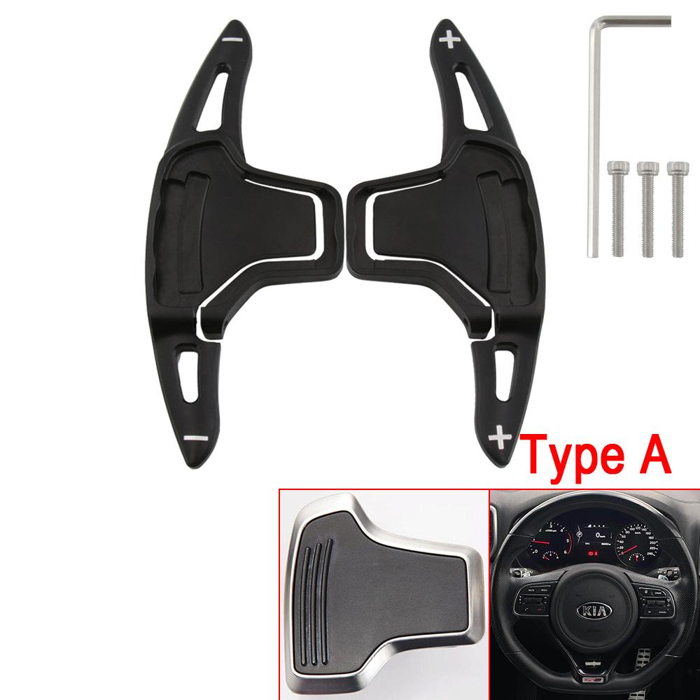 Shifter Paddle For KIA Sportage GT-Line Hybrid 2015 2016 2017 2018 2019 2020 2021 2022 Car Steering Wheel DSG Extension Stickers hbwjx00