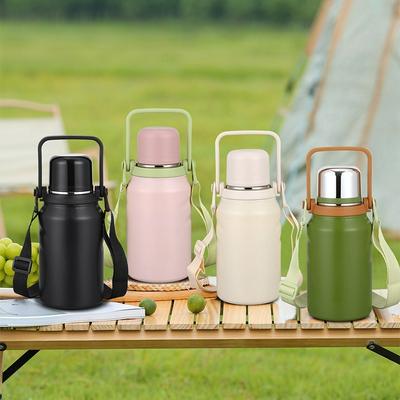 316 Large-capacity Portable Vacuum Flask, Stainless Steel Outdoor Vacuum Flask, Children's Water Cup, Portable Vacuum Flask