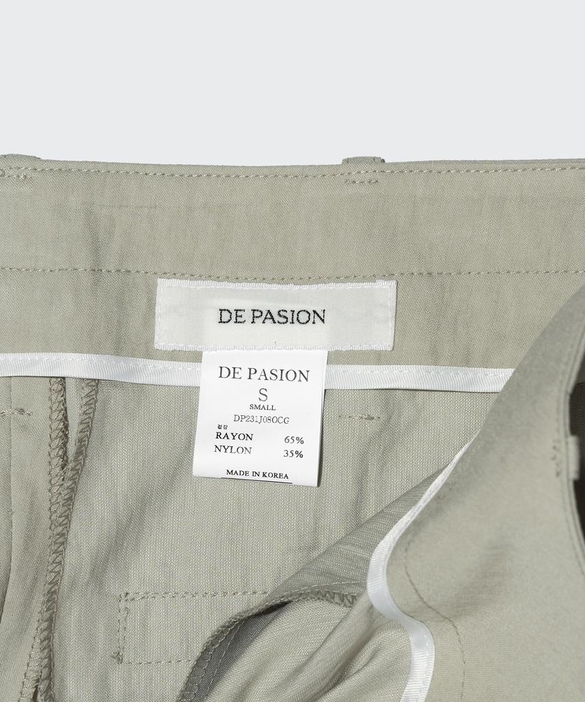 DEPASION Easy Wide Fit Slacks (Celadon Green)