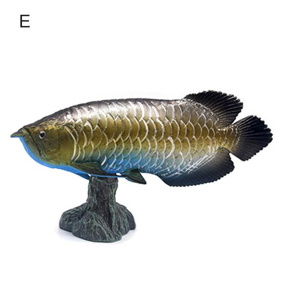 Sladkovodní čínský jeseter Arowana Ryba Simulační model Hračka Dekorace do akvária