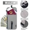 Passport Passport Bag with Storage Valuables Neck ID Card Clutch Travel Unisex [MNWMNW] Anti-Skimming Case, Ultra-Lightweight, Multi-Function Clasp,