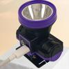 Led Headlamp Handheld 3 Brightness Modes White Light Rechargeable Lithium Battery For Fishing Hiking