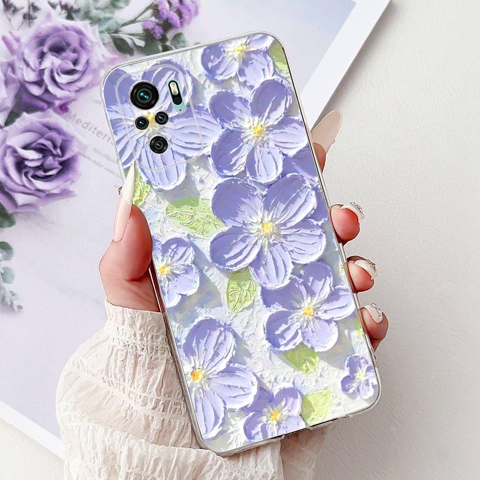 Colorful Pattern Case For Xiaomi Redmi Note 10 4G Ultra Slim Soft Silicone Case For Redmi Note 10 10S Note10 Note10S Cover Coque