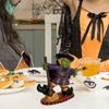 Witch Collectible Figurine Desk Witch With Broom Decor Figurine Collectible Resin Statue Table Decor For Centerpiece Cabinet
