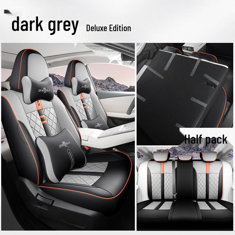 Universal Full Leather Car Seat Cushion for Aion SMAX - All-Season Comfort