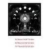 Astrologie Tarots Stoff Quadrate Pendel Divination Altar Tischdecke Brett für Tarots und Kartenspiele