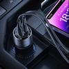 USAMS Car Charger C36 USB+USB-C 95WFast Charge Black/black CC176CC01 (US-CC176)