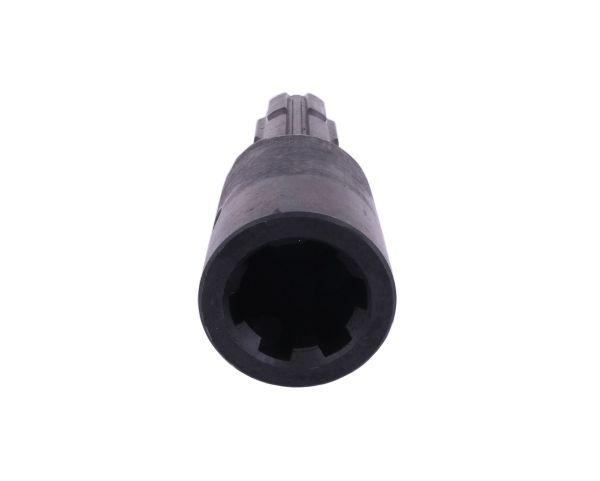 Reduction adapter with a safety hole 1 3/8" 6 keys for a shaft 1 3/8" 6 keys WARYŃSKI