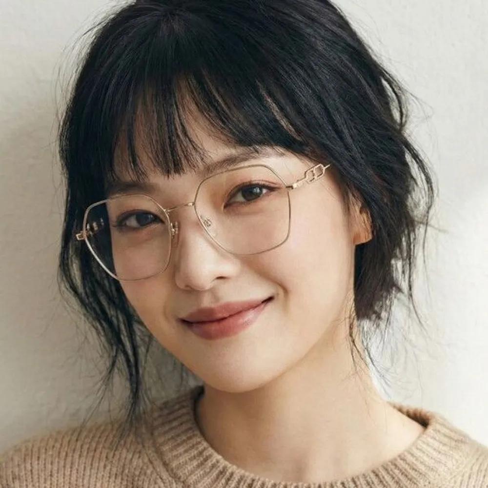 

[Burberry] Eyeglass Frames BE1361 1109 Polygonal Gold Frame CHARLEY