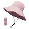 Women's Cooling Wide-Brim Sun Protection Bucket Hat