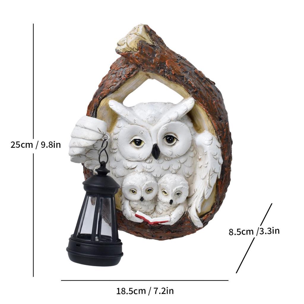 Solar Elf Garden Light: Outdoor Resin Ornament for Villas