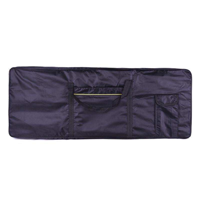 

Сумка для 61-клавишной электронной клавиатуры с хлопковой подкладкой - Портативный рюкзак чёрный