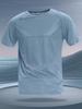 Ice Silk Quick-Dry Men's Running T-Shirt - Lightweight, Breathable Short Sleeve for Summer Sports & Fitness