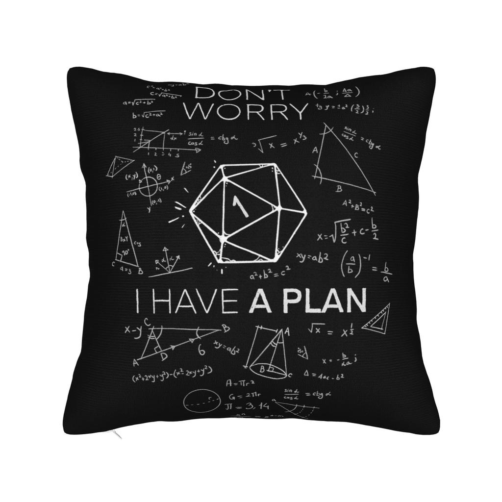 Dungeon Master Dice Dragon Pillowcase Soft Polyester Cushion Cover Decor DnD Throw Pillow Case Cover Home Dropshipping 40*40cm
