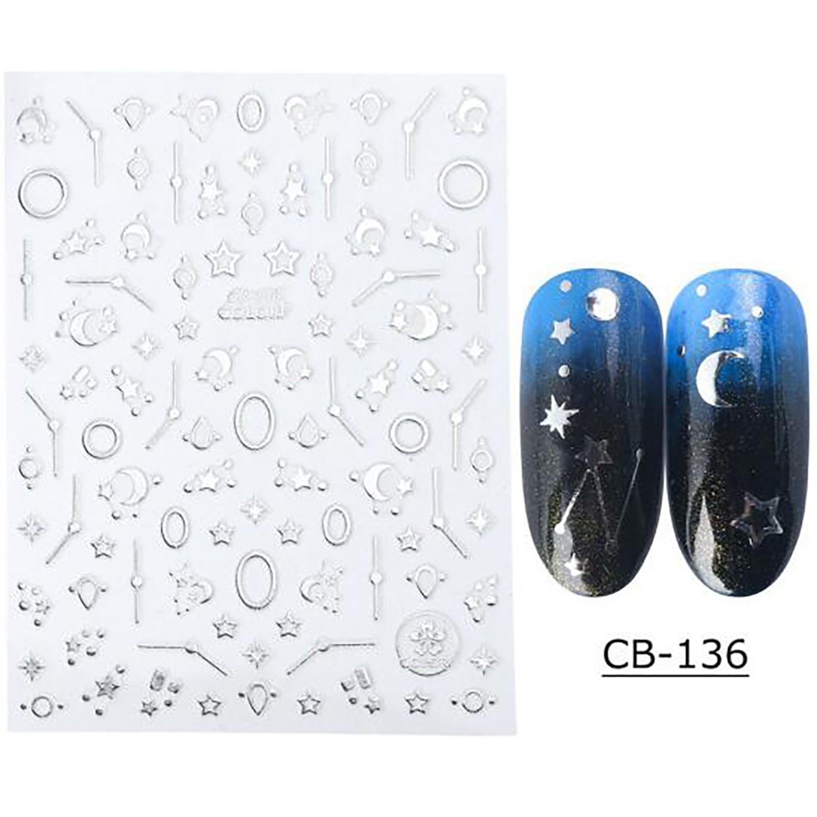 

Модный сексуальный золотой и геометрический узор для ногтей DIY Nail Stick One Size