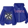 Kids Hooded Pullover Long Sleeve Trendy Sweatshirt for Boys and Girls Casual Everyday Wear