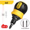 Deli Ratchet Multi-Function Screwdriver Set