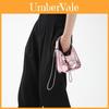 Stylish Mini Handbag For Girls With Bowknot Design Trendy Pu Leather Crossbody Bag