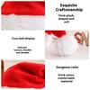 Adult Full Luminous Christmas Hat Christmas Party Ornaments Plush Edge Children's Plush Luminous Hat
