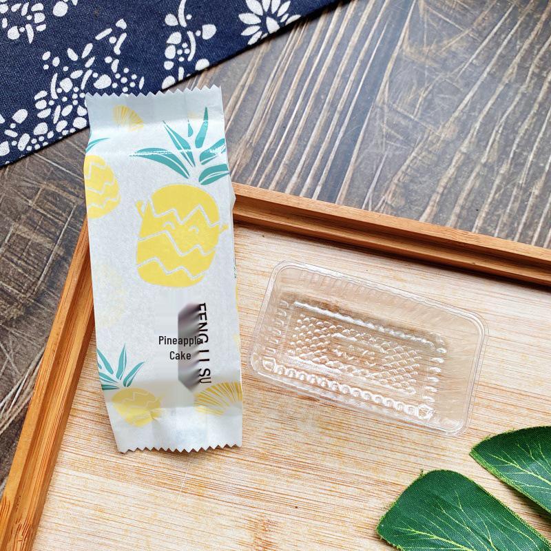 Handmade Pineapple Cake Packaging: 30g or 50g Paper Bag, Cotton Finish