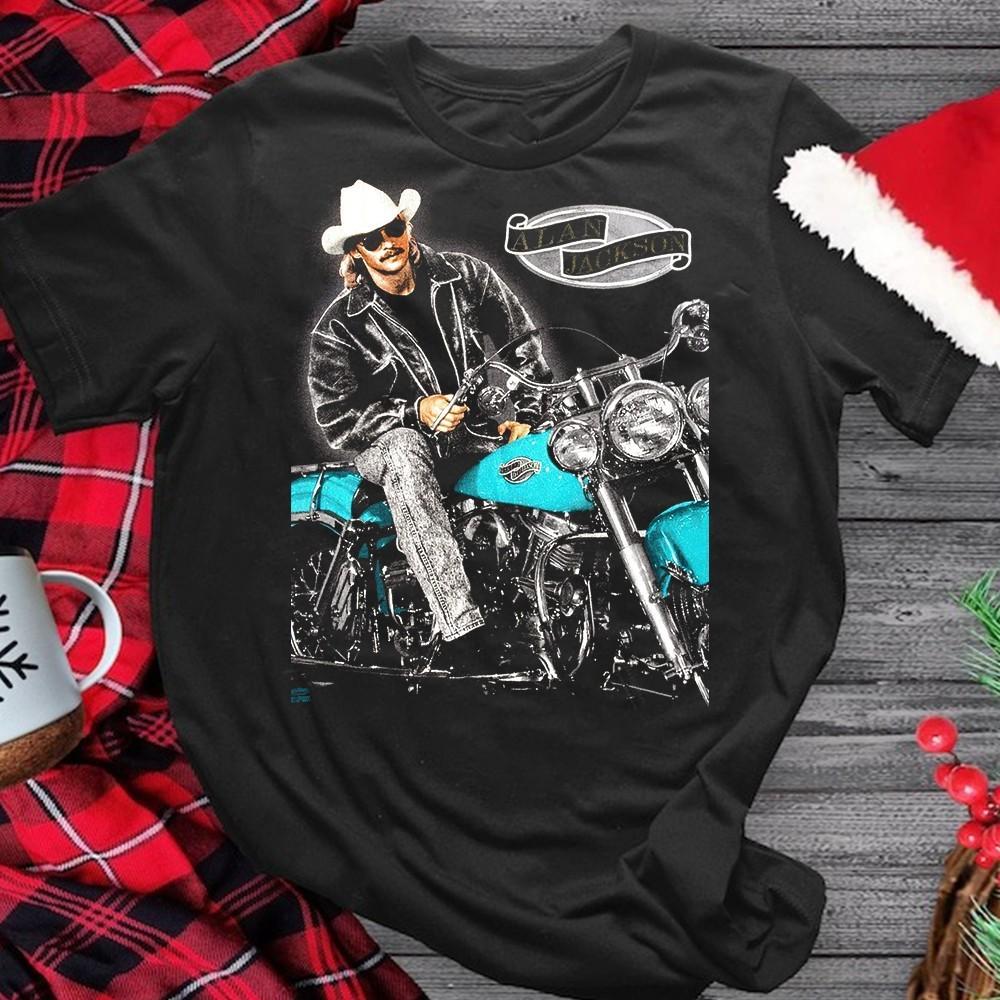 Хэллоуин Алан Джексон Рождество Унисекс Все размеры 21D28 Унисекс Футболка M