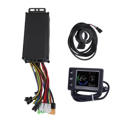Kit Controlador Bicicleta Eléctrica 36V 48V 22A Controlador Senoidal de 3 Modos Panel de Pantalla LCD S869 130X Pulgar
