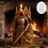 Knights Crows Silicone Candle Molds 3D Knights Crows Statue Resin Plaster Cement Casting Mold Diy Handmade Soap Crafts Mold