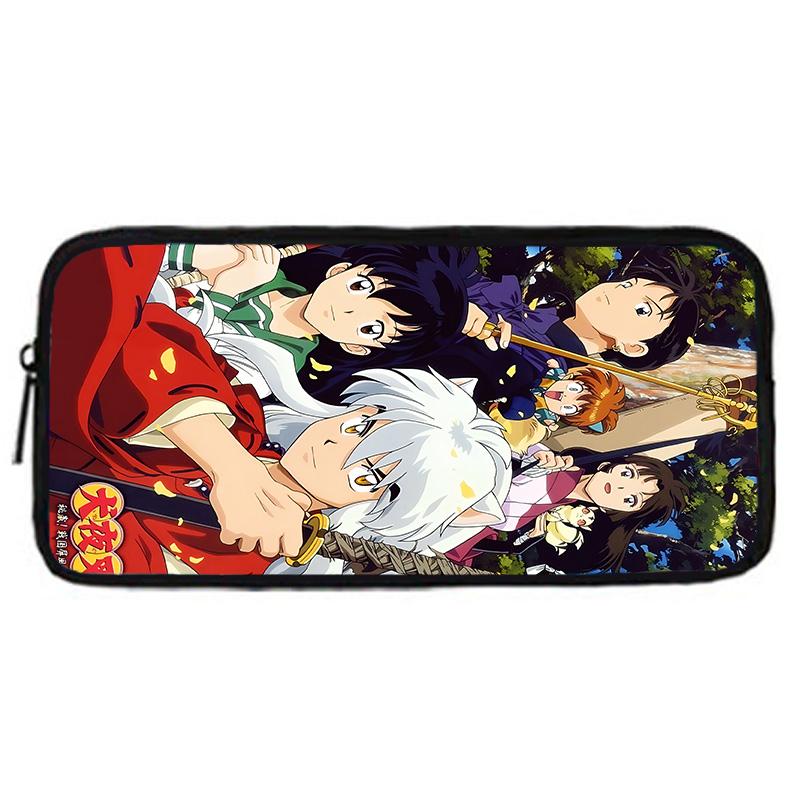 Inuyasha Warm Winter Child School Backpack with Lunch Bags ,Pencil Bags ,School Bags for Boys Girls Best Gift