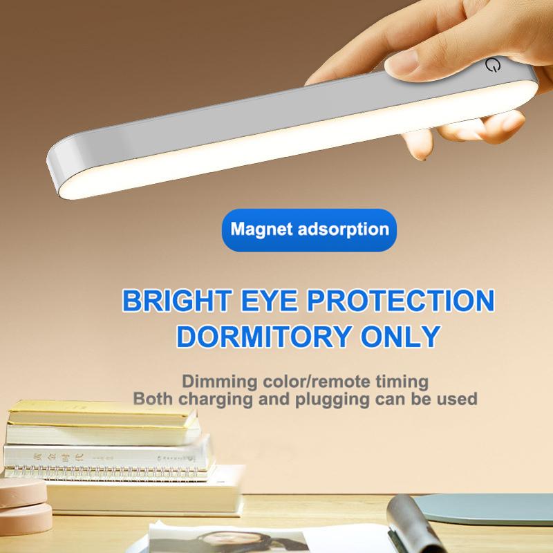 Desk Lamp USB LED Light Computer Desk Rechargeable Lamp Magnetic Office Study Reading Stand Light For Bedroom