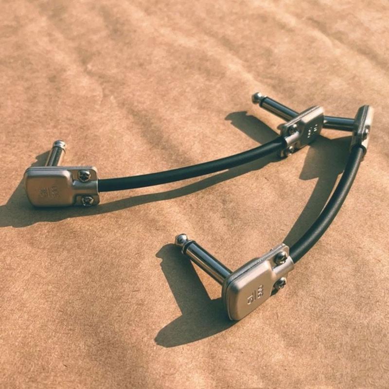 Low Noise Quality Guitar Patches Cable Right Angle Guitar Patches Cables Professional Patches Cables for Guitar Pedals